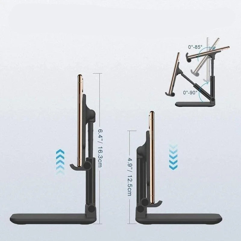 High Quality Desktop Tablet Holder Table Cell Foldable Extend Support Desk Mobile Adjustable Phone Holder Stand