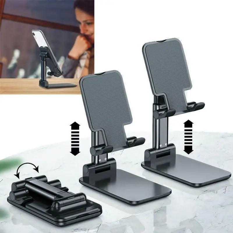 High Quality Desktop Tablet Holder Table Cell Foldable Extend Support Desk Mobile Adjustable Phone Holder Stand